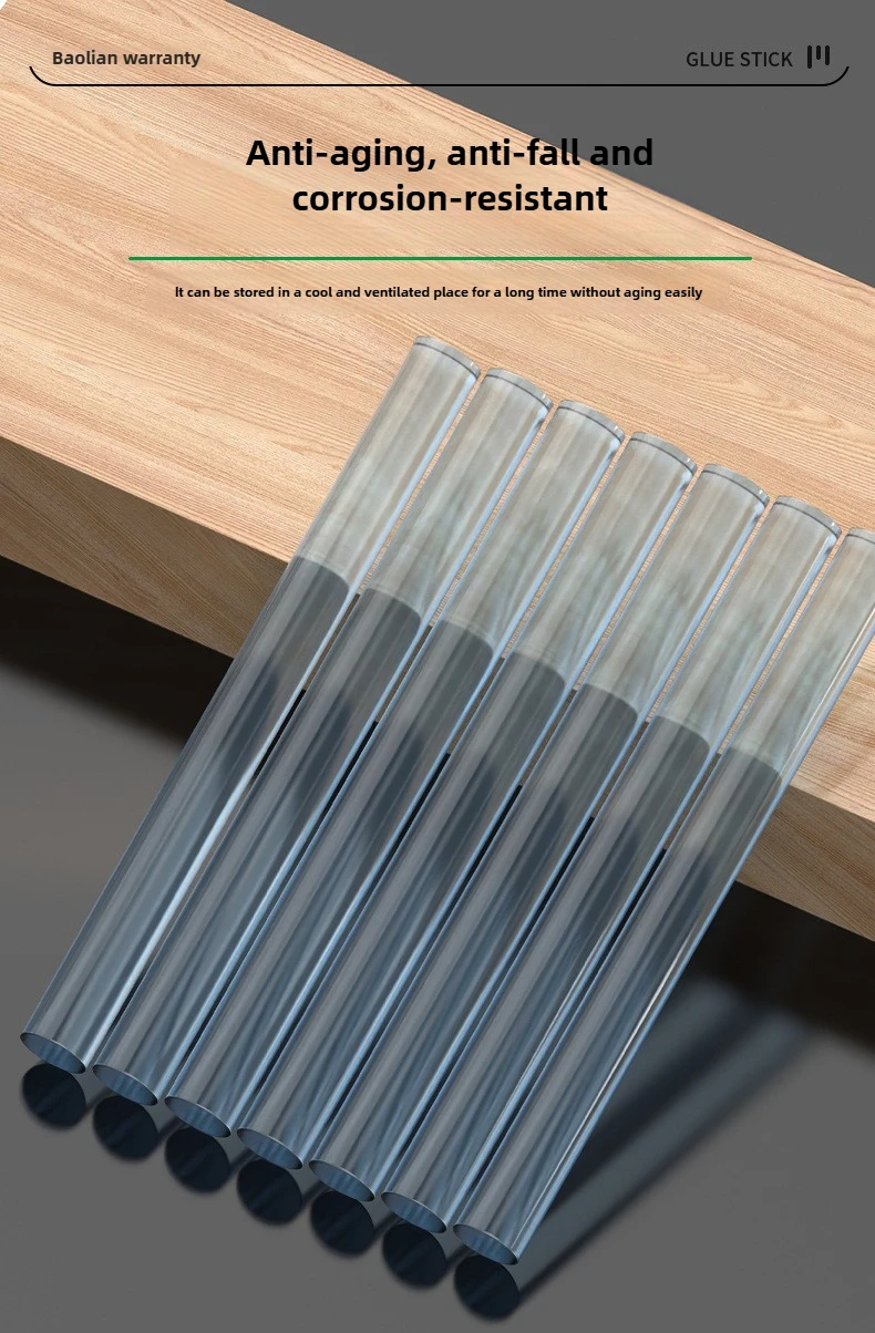 BAOLIAN Heißklebestifte, Durchmesser 7/11 mm, einfach zu bedienen, transparent, für allgemeine Reparaturen, Heimdekorationen – Detail 10