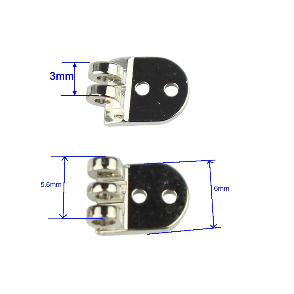 Set Cerniere Per Occhiali Da Riparazione - 4 Cerniere + Viti - Per Montature In Plastica, Acetato O Legno - Foto 8
