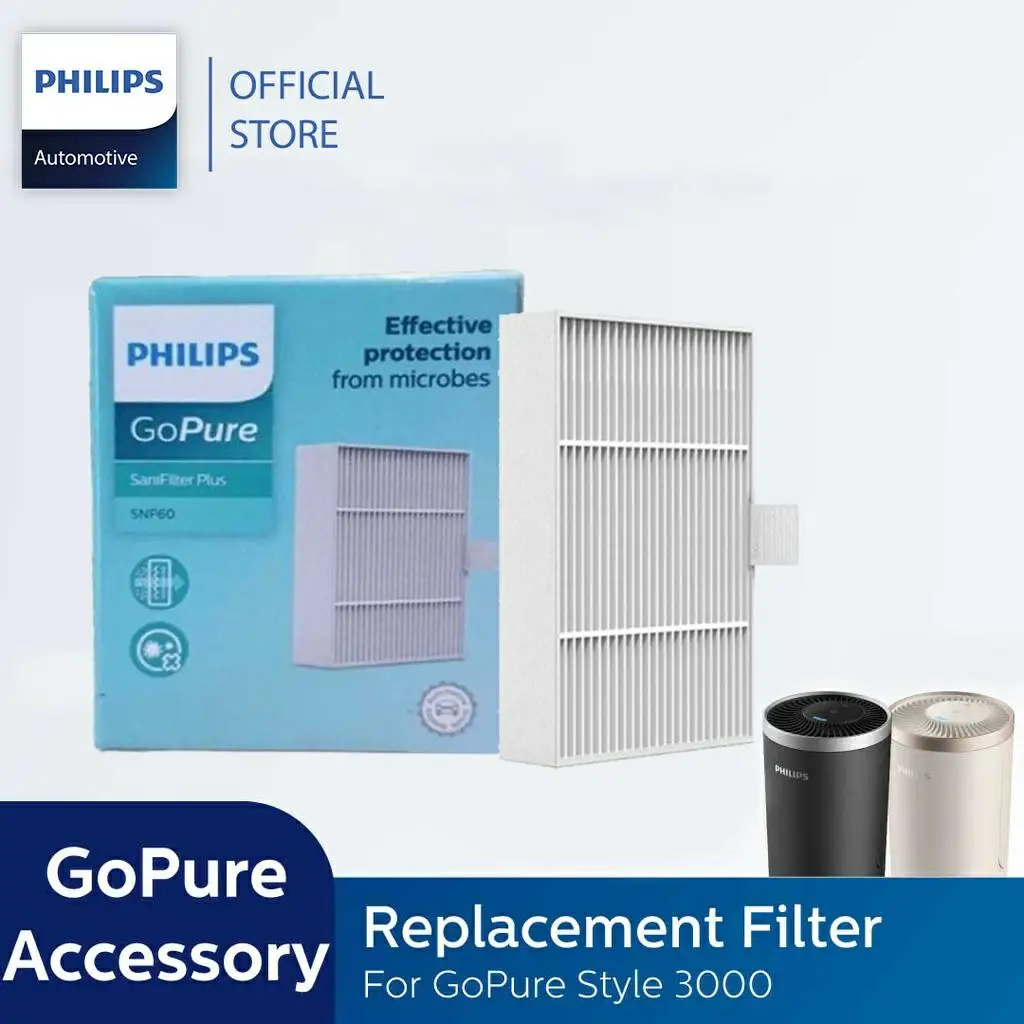 Air Purifier Philips GoPure Replacement filter for GoPure Style 3000 Series Car Air Purifier S3601 and S3602 SNF60x1