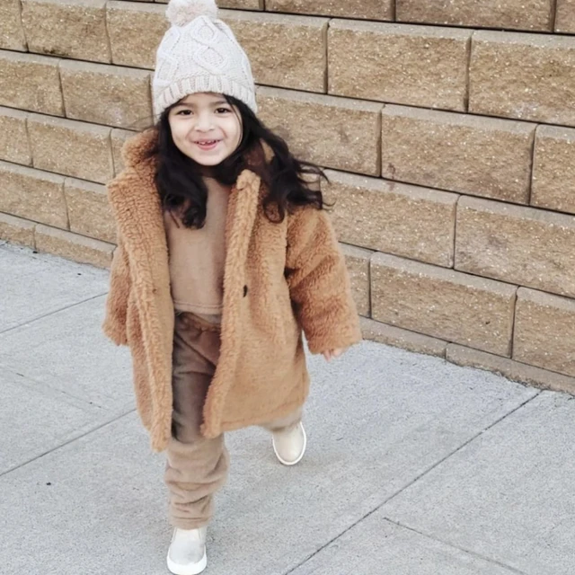 Girls Brown Winter Coat, Fall Brown Coat, Winter Coat, Long Coats, Winter  Jacket, Girls Jacket, Girls Winter Coat, Fall Girls Jackets 