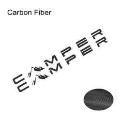 Outdoor Adventure Vinyl Car Sticker - Camper & Offroad Edition - 100x8.3cm (Carbon Fiber)