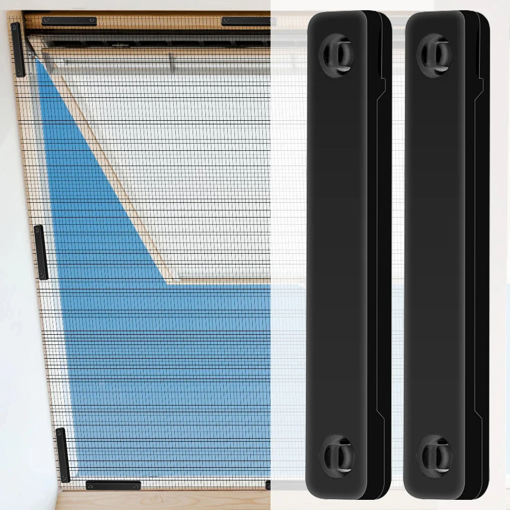 Magnetic Window Screen Clip Magnets for Mosquitoe Mosquito Net Windows Doors Nail Free Insect Protection Window Screens Buckle portable pvc corner welding machine upvc window machine plastic steel doors and windows manual welding machine atrium frame fill