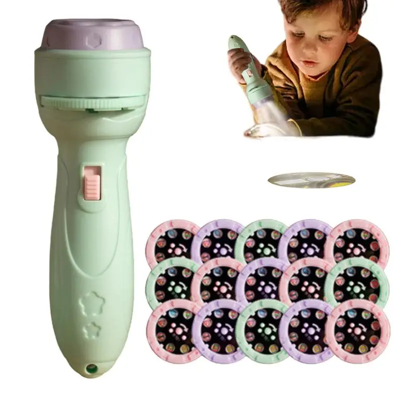hot sale Flashlight Projector for Kids Baby Sleeping Torch Lamp Toy Early Education Toy Holiday Christmas Gift Light Up Toy
