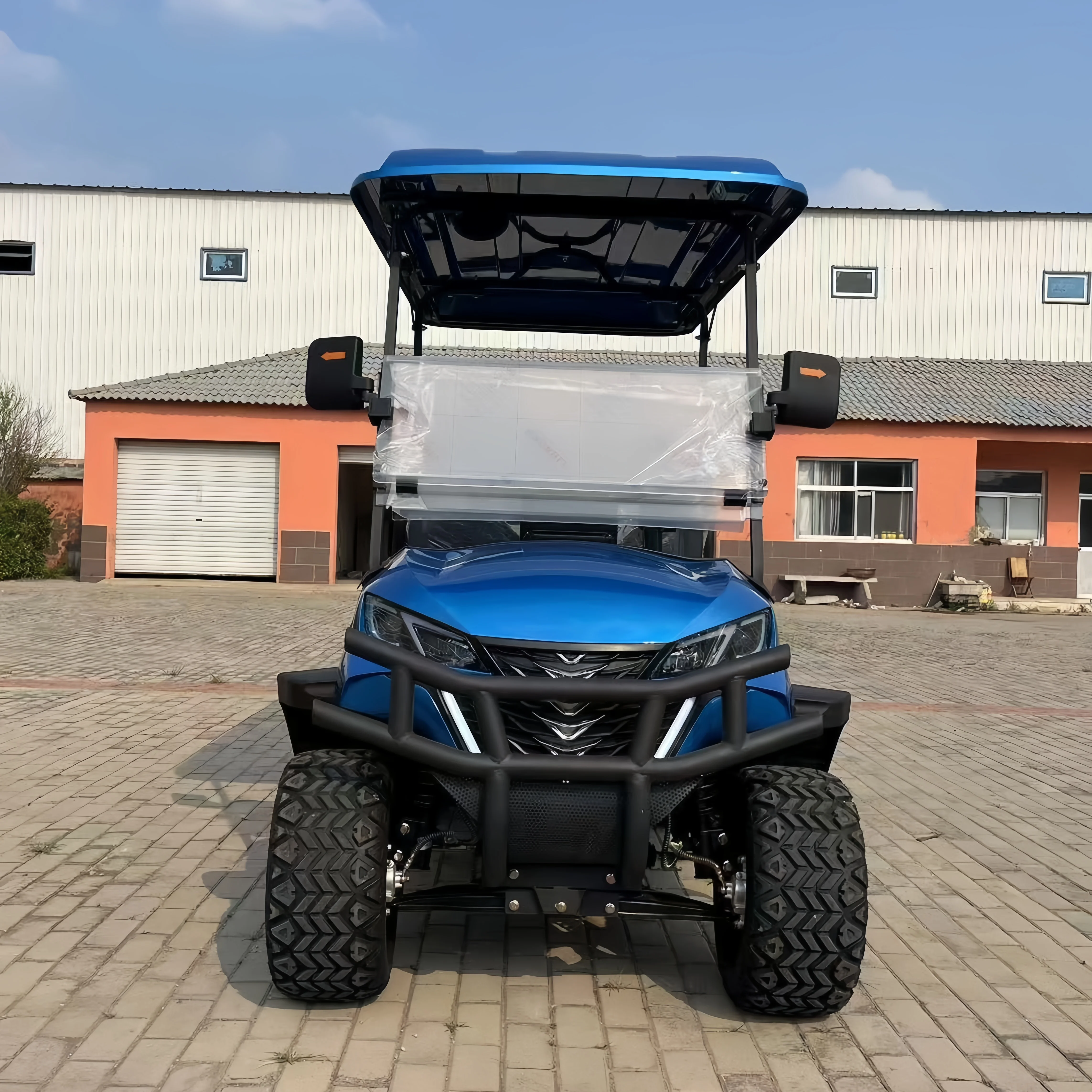 New 72v Electric 2+2-Seater Kick Scooter Party Mini Bus for Sightseeing and Car Travel 72v Electric Golf Cart