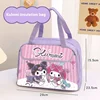 Cartoon Kuromi Insulated Bag Cute and Stainproof Sanrio New Lunch Box Handbag Large Capacity Waterproof Insulated Bento Bag 4