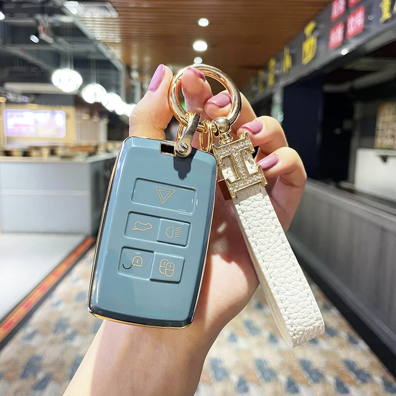 Cover Chiave/telecomando per auto portachiavi per Range Rover Sport Evoque Land Rover Freelander per Jaguar XF XJ XE XJL 12 Cover Chiave/telecomando per auto portachiavi per Range Rover Sport Evoque Land Rover Freelander per Jaguar XF XJ XE XJL - S72baca2a0d1348d6b7de7e4bbc1d374cg