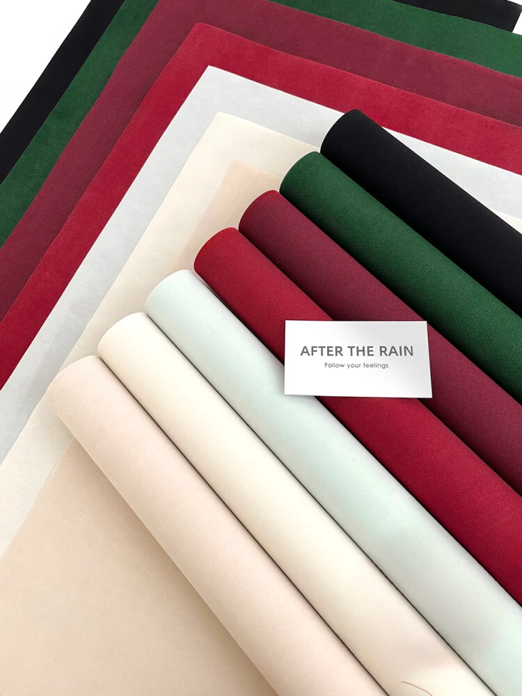 

53 см х 6 ярдов, бархатная однотонная бумажная Обложка в виде лебедя для упаковки букета цветов, цветная обложка ручной работы, «сделай сам», цветочный Подарочный материал, Упаковочная страница