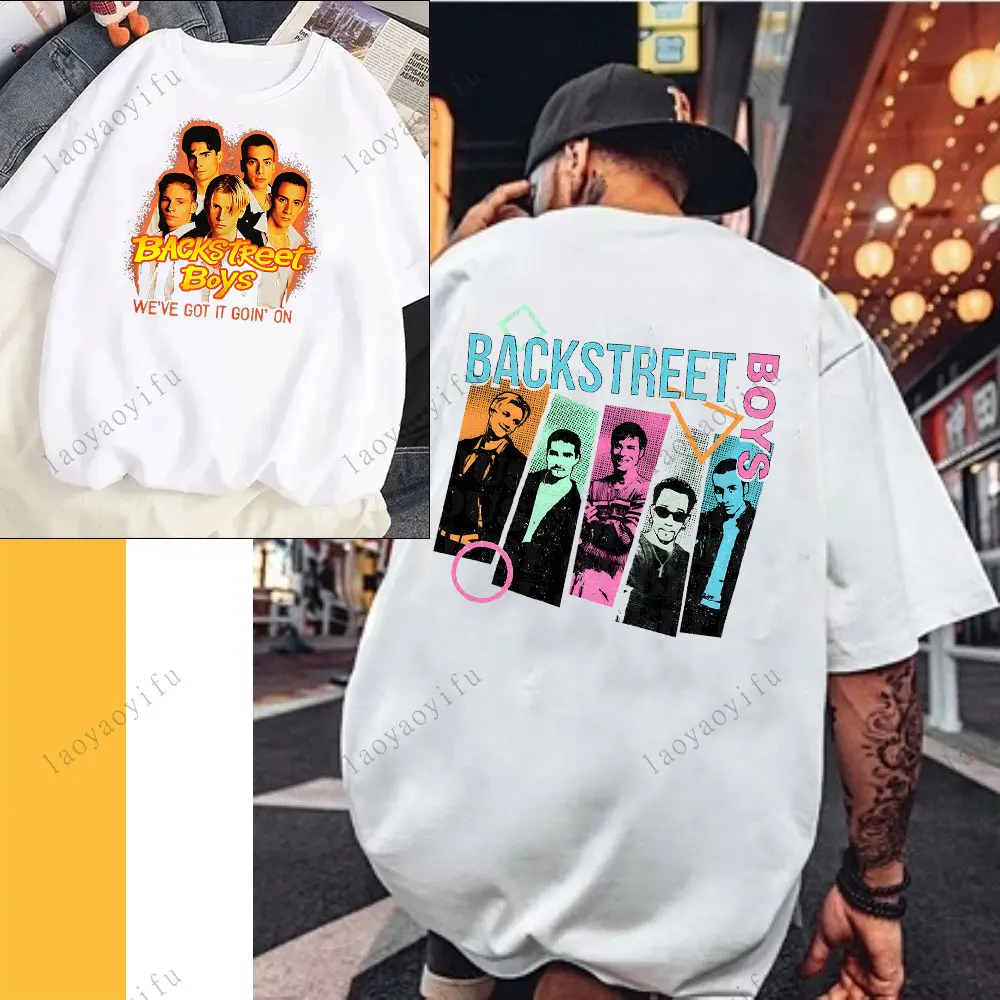 Fashion Backstreet Boys Millennium Tour 2025 Music Unisex Cotton