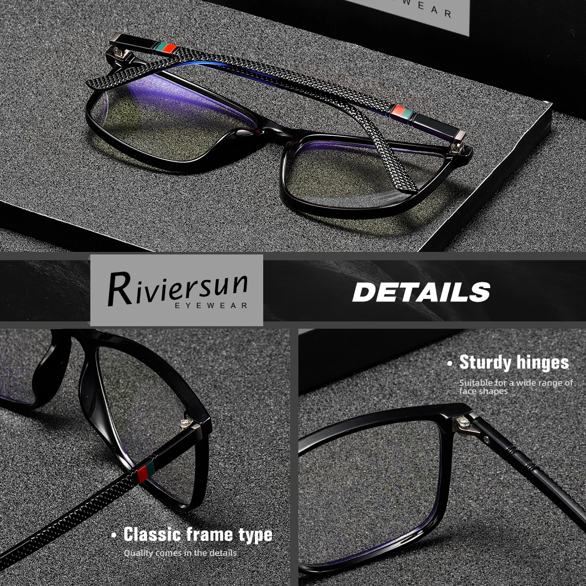 Unisex Classic Blue Light Blocking Glasses