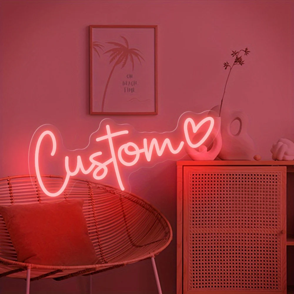 Custom LED Neon Sign USB Powered Personalised Name Sign Wall Decor for Wedding Birthday Parties Halloween Christmas Gifts neon sign