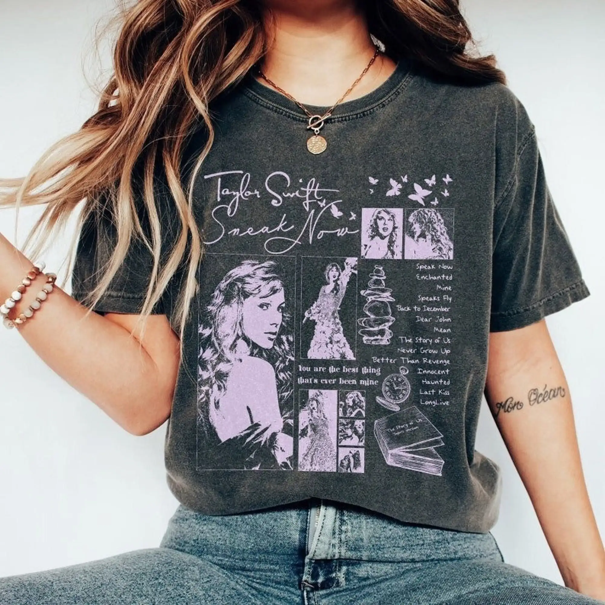 Parla Ora Taylors Maglietta Versione Swift Taylor Swiftie Kid Album Eras Tour The Merch