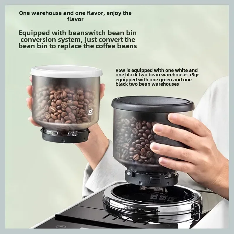 Coffe Maker Delong Feicui Automatic Coffee Machine R5 Small Home Office Italian Style Imported From Europe Cafetera  Itop 3