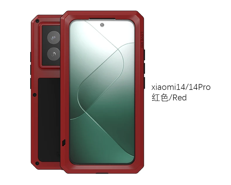 Original Love Mei Powerful Phone Case For Xiaomi Mi 14 13 11 10 M14 Pro Mi13 M10 Mi11 Waterproof Shockproof Aluminum Case Cover