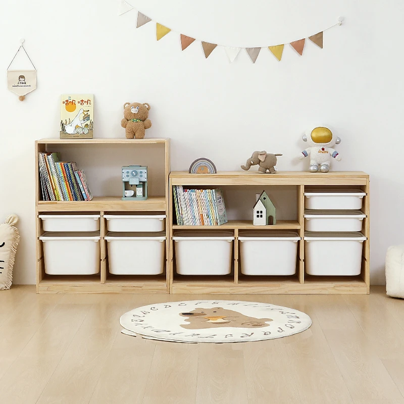 Kids Toy Storage Furniture Organizer Wardrobe Toys Bookstore Rack Kids Room Parish Priest Storage Books Cabinets Baby Closet