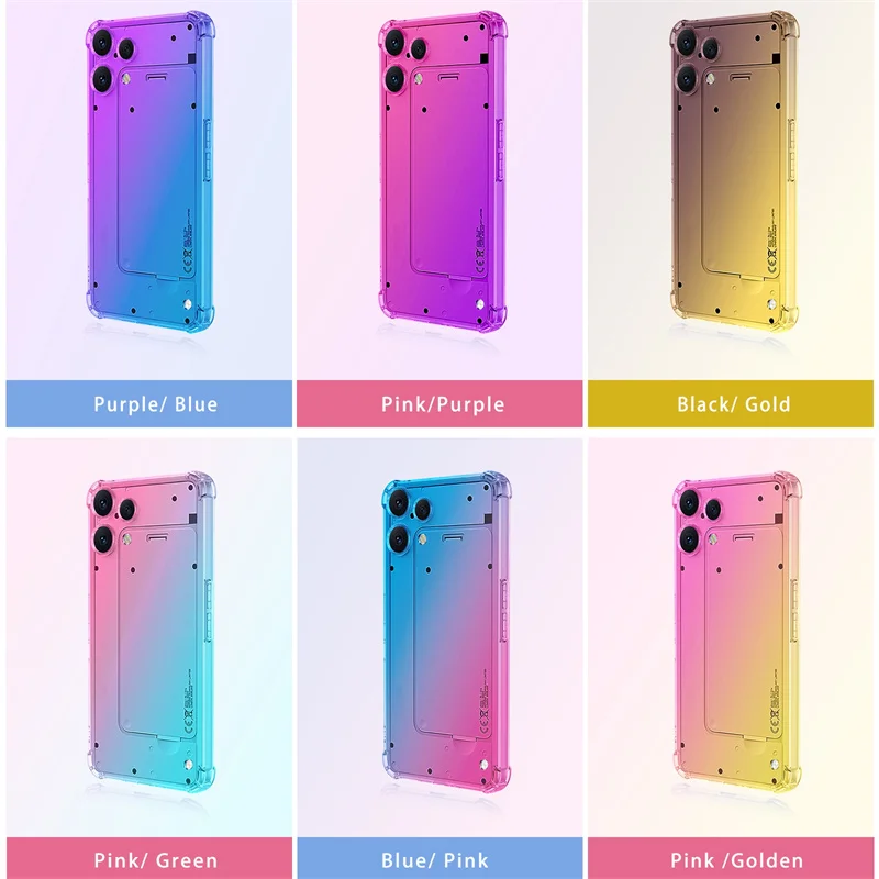 Gradient Airbag TPU Shockproof Case - Protective Cover