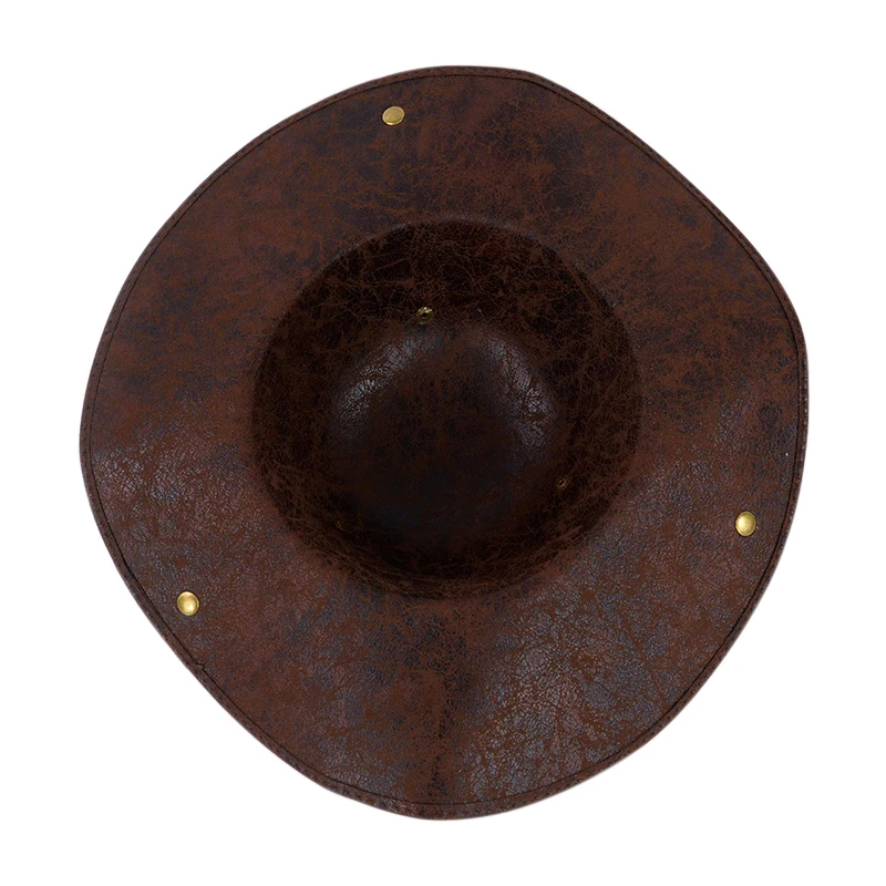 Kunstleder Piratenhut Jack Kapitän Cosplay Männer Frauen Kostüm Zubehör Halloween Maskerade Party Dekoration Erwachsene Kinder Hut – Detail 9