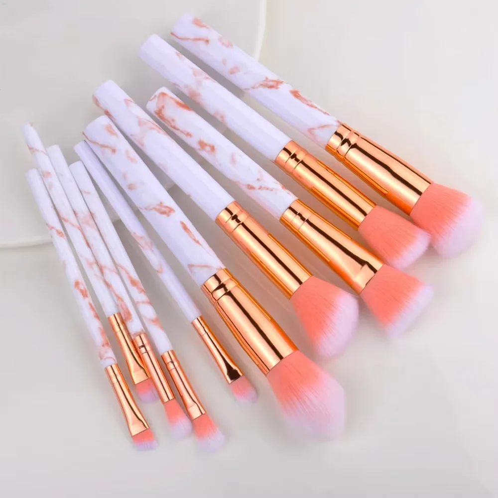 Professional 10-Piece Super Soft Makeup Brush Set