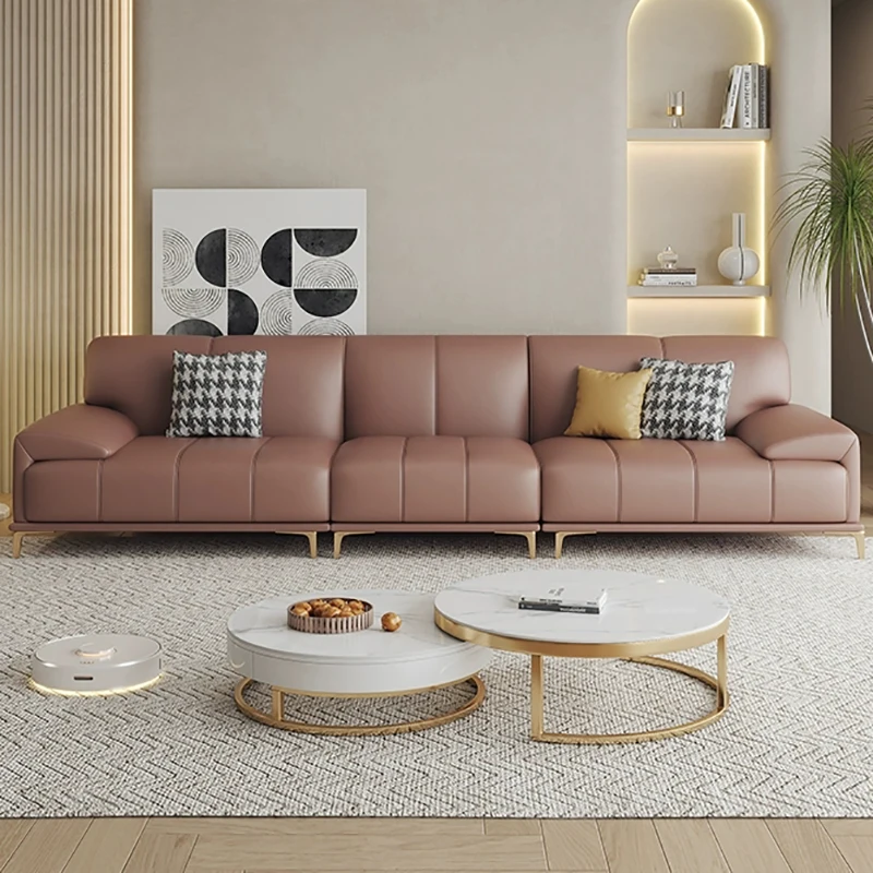 

Luxurious Floor Sofa Living Room Modern Italian Four Person Sofa Imperial Combination Divani Da Soggiorno Kitchen Furniture