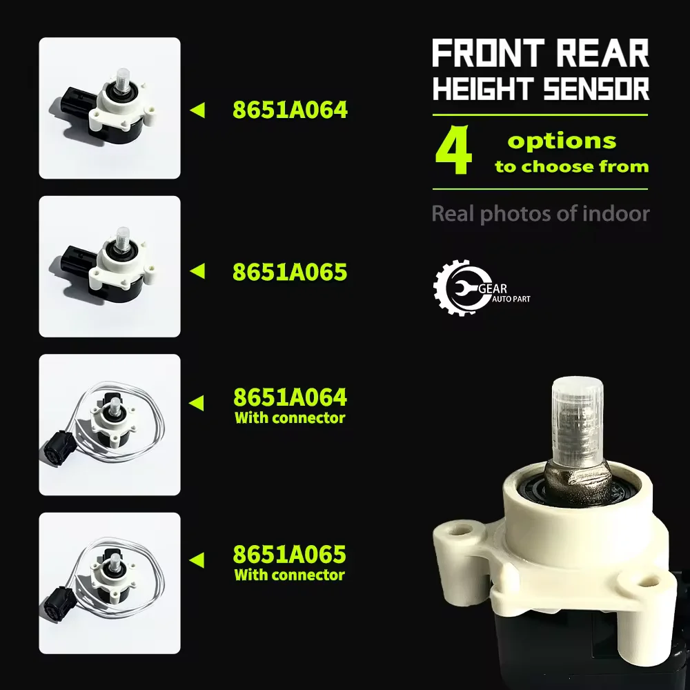 Car Body Height Sensor Lever front Rear Height Sensor 8651A064 8651A065 Fit For Mitsubishi Pajero Montero 4 IV 2007 -