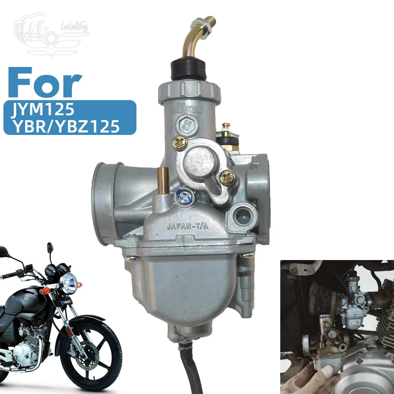 

Карбюратор мотоциклетный карбюратор для Jianshe Yamaha JYM125 YBR/YBZ125, КАРБЮРАТОР мотоциклетный для экономии бензина