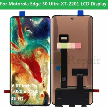 Display LCD di qualità originale oled da 6,67 pollici per Motorola Edge 30 Ultra display XT-2201 display lcd per Motorola Edge X LCD