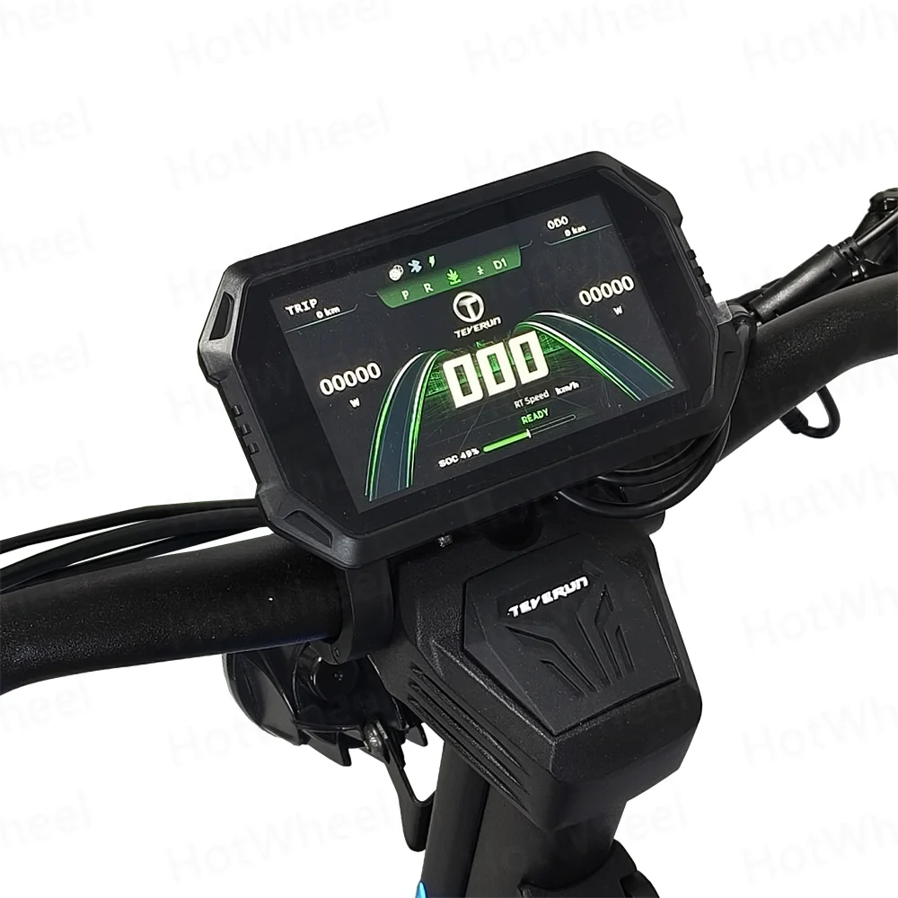Teverun Fighter 11+ 1600W*2 Motor 60V 35Ah Battery Peak Power 5000W Top Speed 85km/h 4inch Display With NFC Lock 4 Pistons Brake