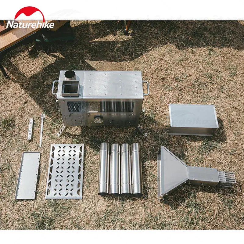 Naturehike Camping Stove Pellet Heating Fire Wood Heater Stove Portable Temperature Control Oven Picnic Cooing Stove Tent Stove - Image 2