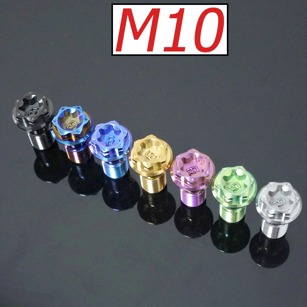 Impeccabile M10X1.0 1.25 Passo Gr5 Titanio Banjo Bullone Pinza Freno Bulloni Cilindro Maestro Per Brembo Rcs Cc M50 M4 Hpk