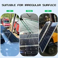 16 pièces/ensemble Kits de support de montage de panneau solaire 4/8 unités panneau solaire support de montage en aluminium z support pour RV, toit, bateau 6