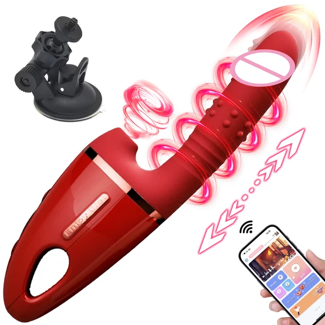 Sexmaschine, Stoßdildo, Vibrator, 10 Modi, Sexspielzeug für Frauen, Männer, G-Punkt, Klitoris-Massagegerät, Saugnapf, Analspielzeug für Paare