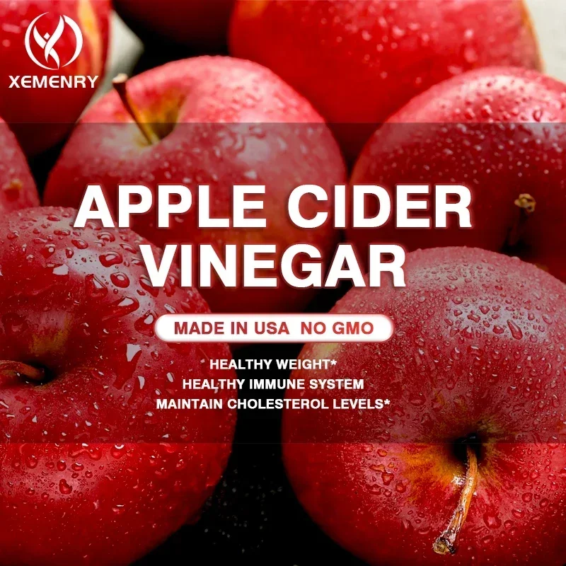 Apple Cider Vinegar-Weight Management, Increase Satiety, Detoxification, Relieve Bloating and Constipation