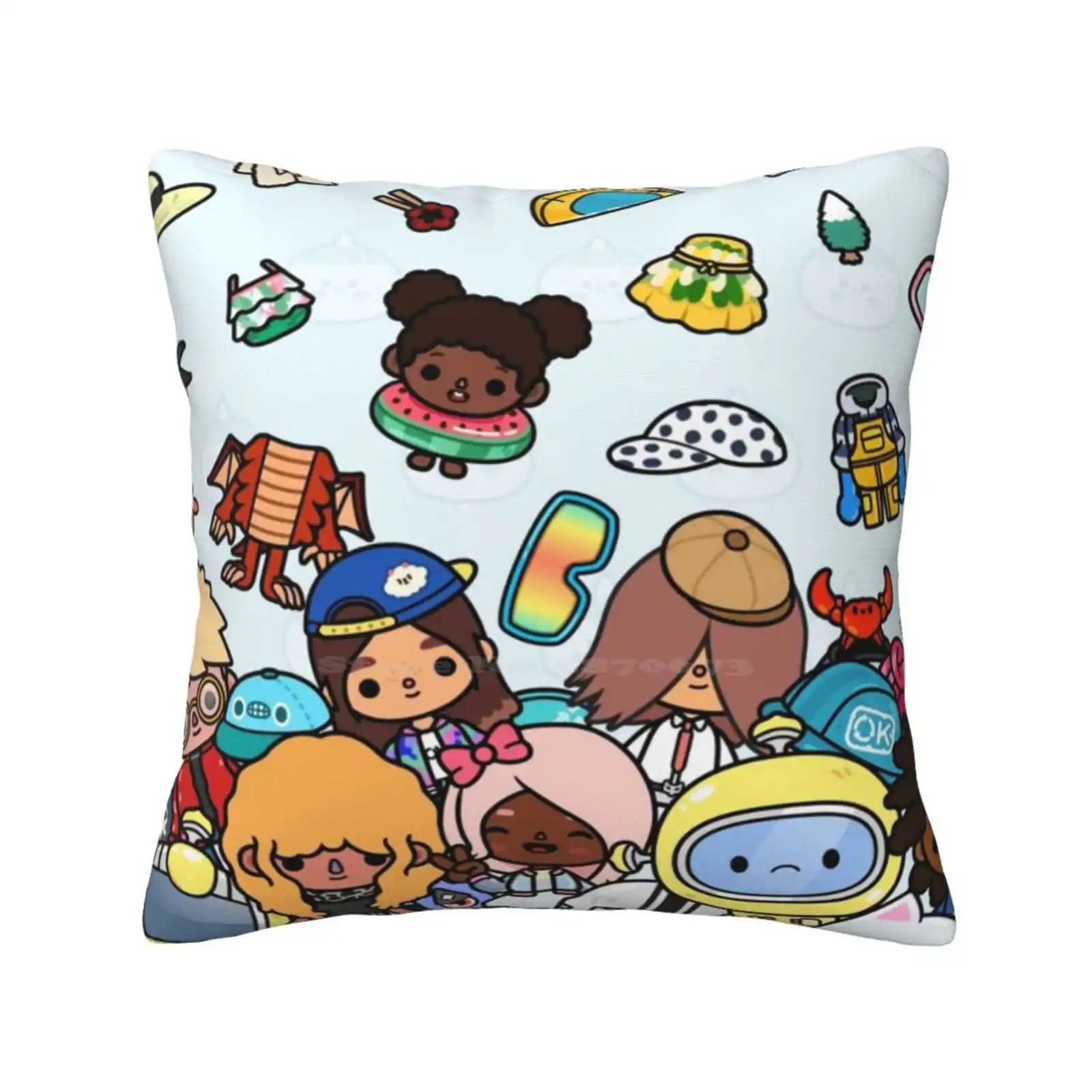 Toca-Life Fodera Per Cuscino Hug Federa Toca Boca Toca Toca Boca Toca Toca Toca Boca Toca Oca Toca Oca Toca