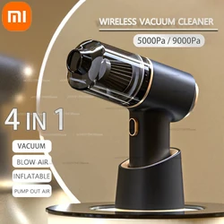 New Xiaomi 9000Pa 4 in1 Wireless Automobile Vacuum Cleaner Portable Robot Vacuum Cleaner Handheld Mini For Car Home Office Set