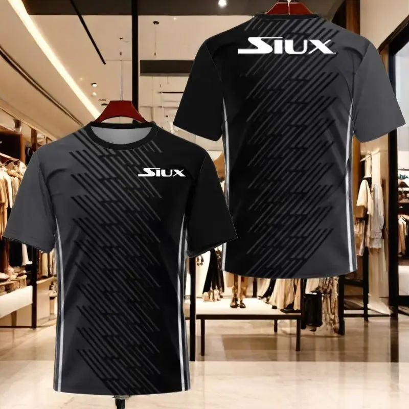 New SIUX Men's Quick Dry T-shirt Summer Sweat Running Sweatshirt Short Sleeve Breathable Badminton Tennis Volleyball Sports Tops