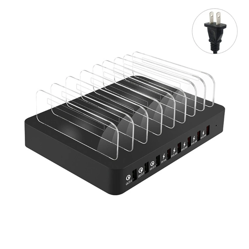 

Настольная подставка-органайзер Staion с 8 зарядными портами USB