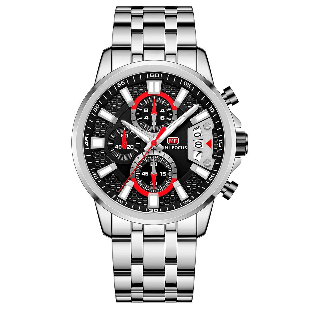 MINI FOCUS quartzhorloge voor heren Waterdicht_voghion.com