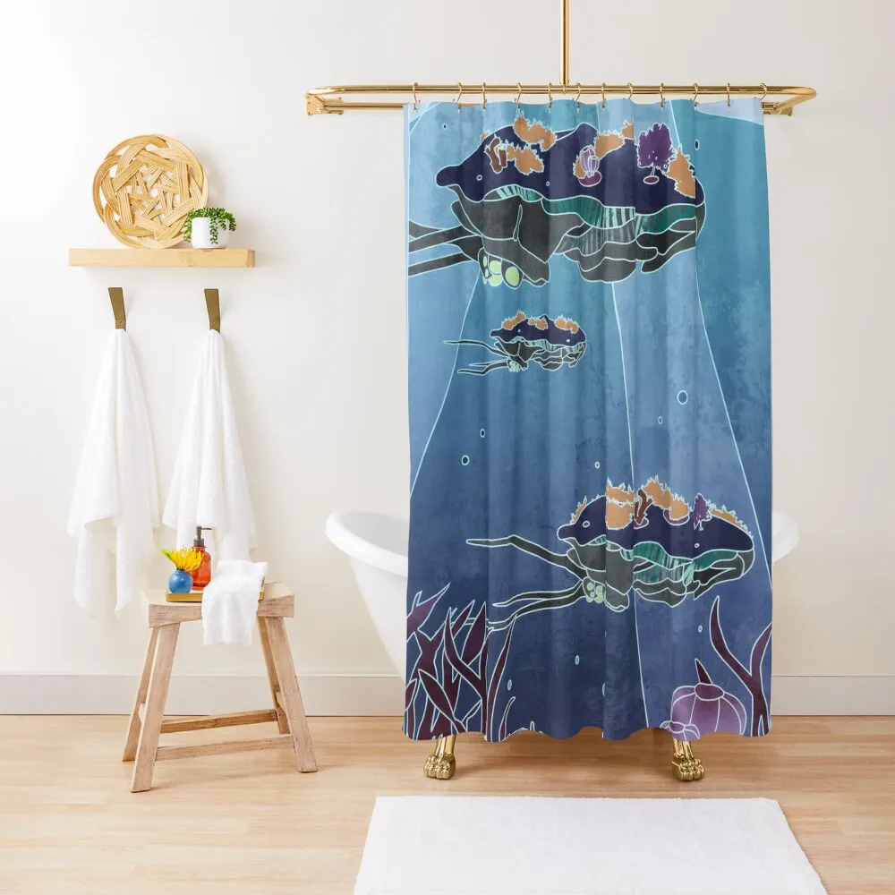 

Reefback Leviathan Shower Curtain Cover Shower Sets For Bathroom Curtain