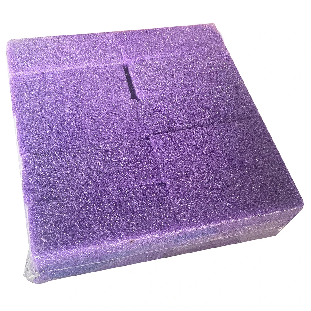 50Pcs 발 뒤꿈치 용 보라색 스폰지 발 두건 스크러버 Callus Dead Sk..