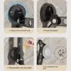 Plastic 5 Holes Folding Drying Rack Space Saving Reusable Suction Cup Clothes Hanger Wall Mounted Clothes Storage Organizer 3