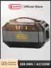 FF Flashfish Solar Generator 288.6Wh Portable Power Station 78000mAh/3.7V Battery AC 230V 330W for Outdoor Camping Power Supply 1