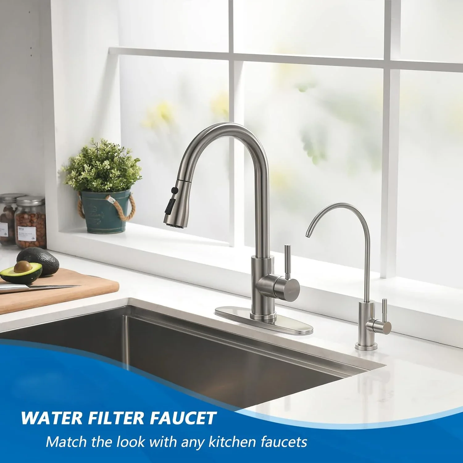 Water Purifier Faucet Drinking Water Filter for Kitchen Sink Reverse Osmosis Filtration RO