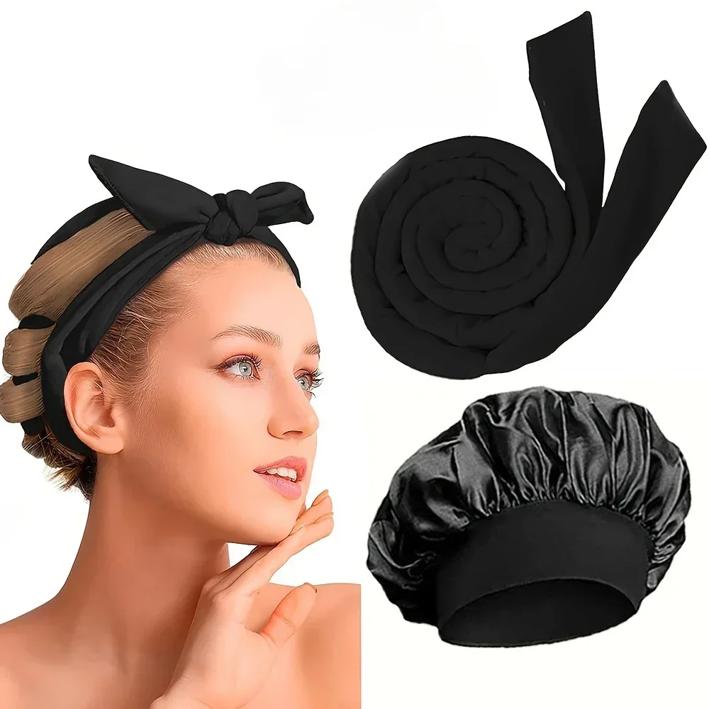 Heatless Curling Rod Soft Curlers Headband Hair Styling Tools