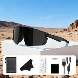 Enhanced AI Bluetooth Audio Glasses with Windproof Goggles Technology (Sunglasses)