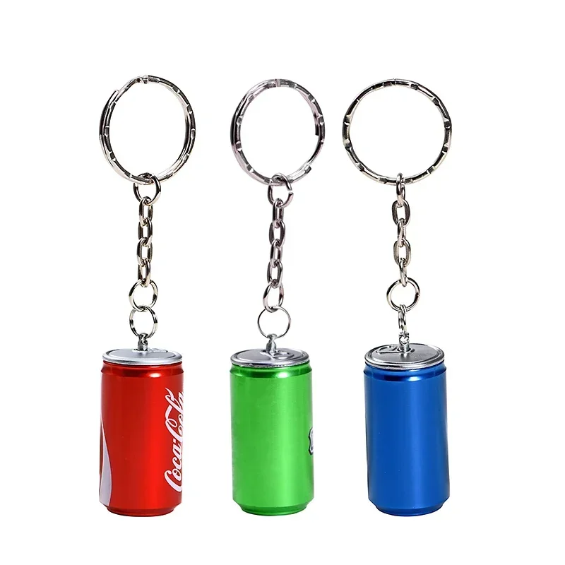 Creative Coke Latas com Chaveiro Usb 2.0 Flash Drive Pen Drive Portátil Memória Stick de Capacidade Real 64gb 32gb 16gb 8gb u Disco - Imagem 2