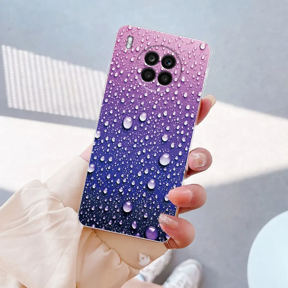 Elegant Marble Soft Silicone Clear Case for Honor and Nova Series - Premium Shockproof Bumper Protection