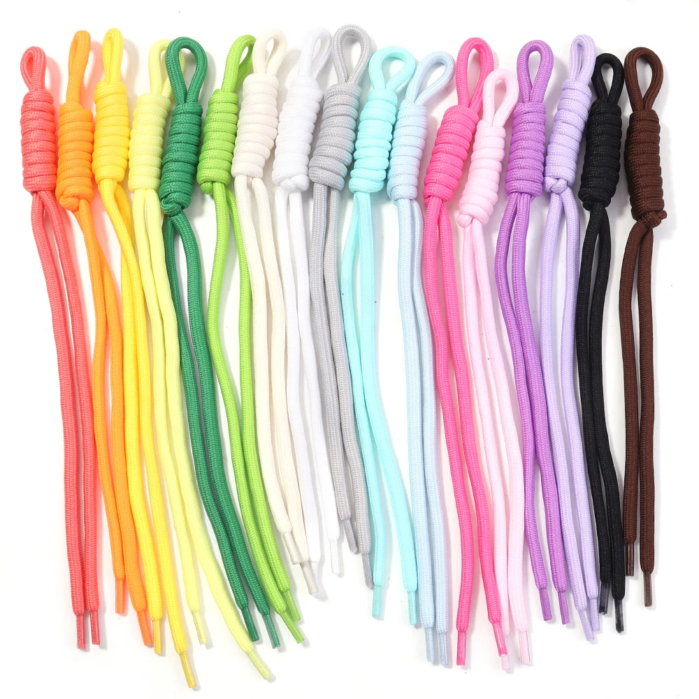 Set of 5 Colorful Nylon Woven Rope Straps for Jewelry and Keychain Accessories