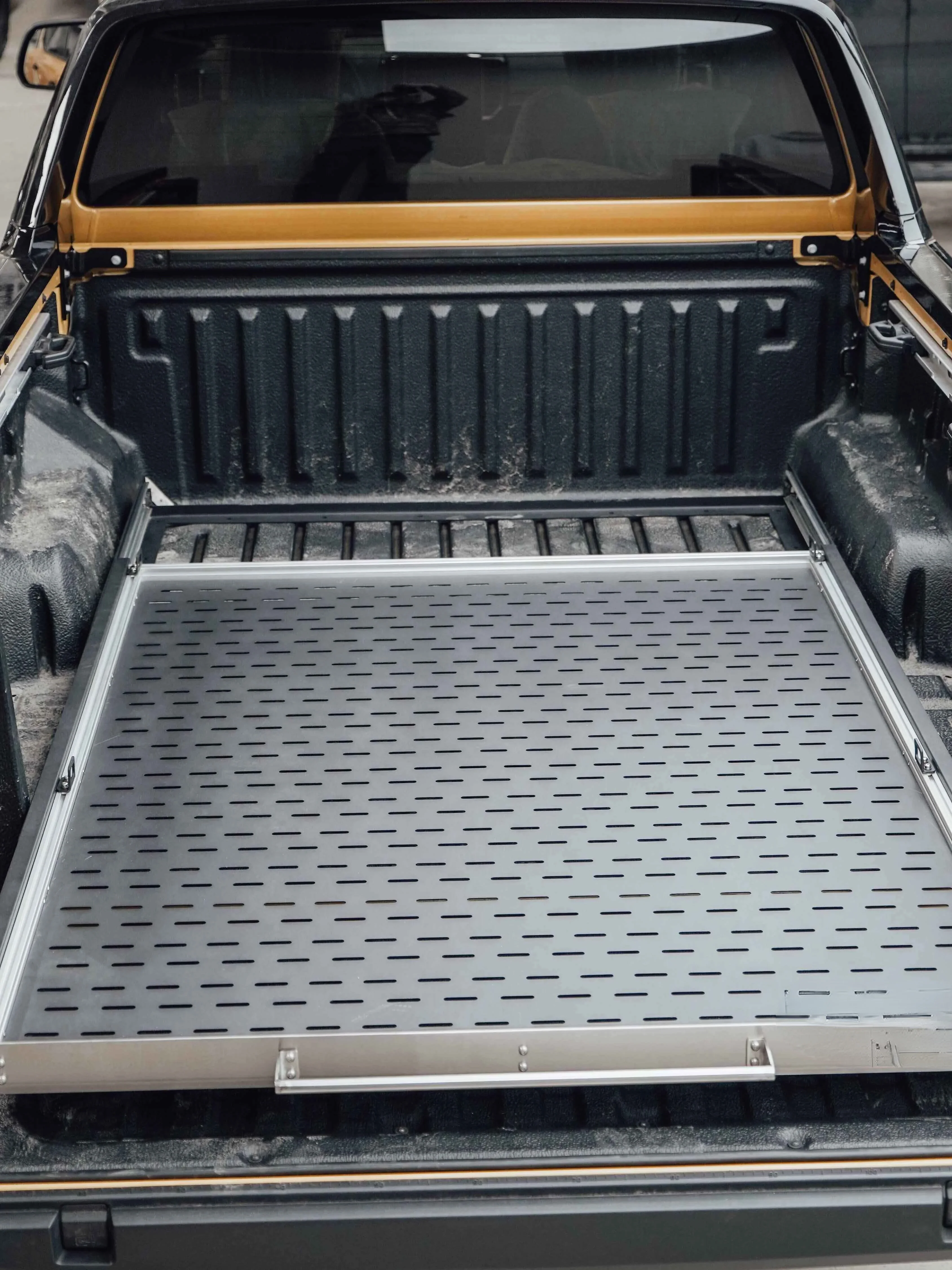 

Suitable for Ford Ranger Travel Qixia Chang'an Hunter Great Wall Gun Pickup Tail Box Drawer Push-Pull Tray Modification