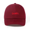 Luxury New Unisex DAMN Embroidery Baseball Designer Caps Man Woman Hiphop Snapback Hat Outdoor Casual SunscreenHat Gorras Hombre 2