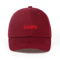 Luxury New Unisex DAMN Embroidery Baseball Designer Caps Man Woman Hiphop Snapback Hat Outdoor Casual SunscreenHat Gorras Hombre 2