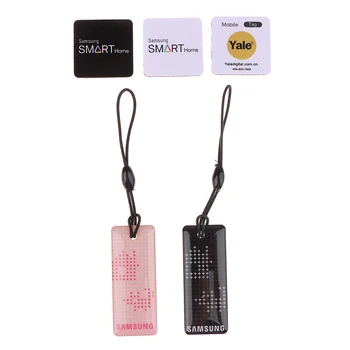 지문 도어락 NFC RF 스티커, 전자 키체인, 13.56MHz IC 카드, 스마트 태그 키포브, 출입 제어, 1PC